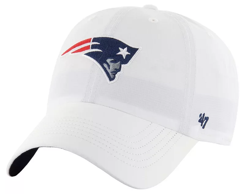 

Мужская белая регулируемая кепка New England Patriots '47 Clean Up