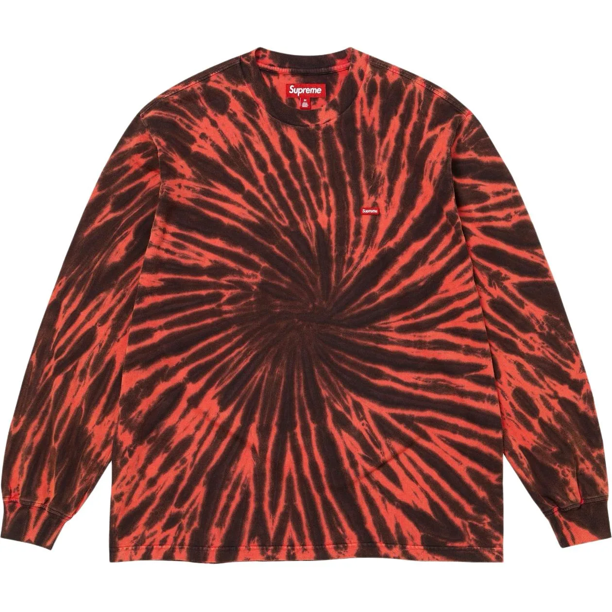 Футболка с длинным рукавом SS26 WEEK1 Small Box Unisex Supreme, Tie-Dye