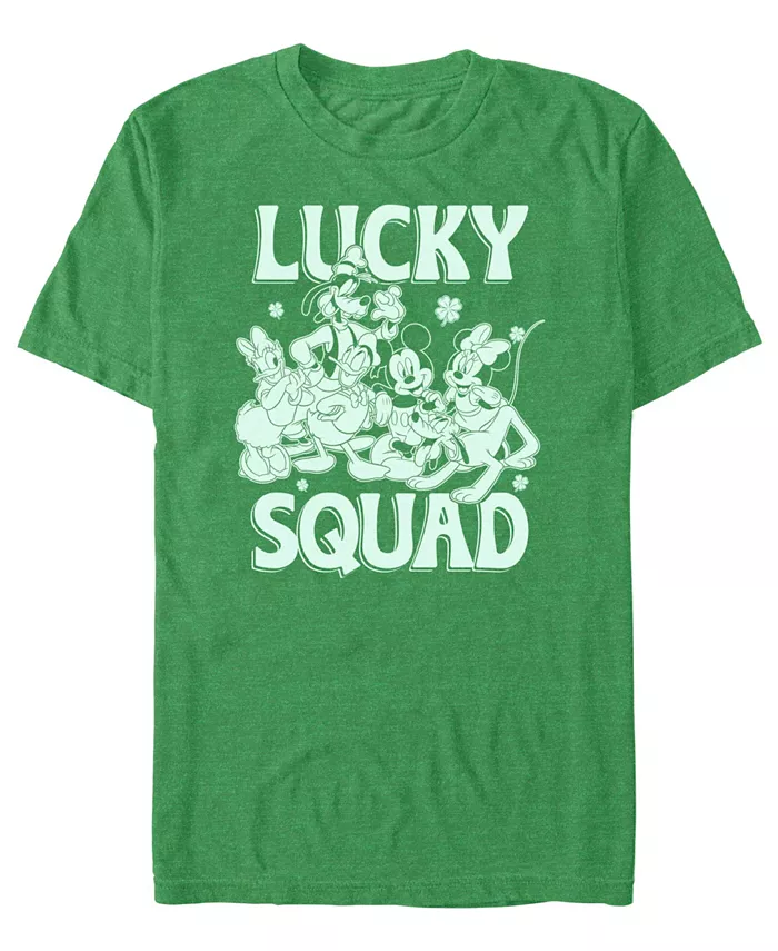 

Мужская классическая футболка Lucky Squad с коротким рукавом Fifth Sun, зеленый
