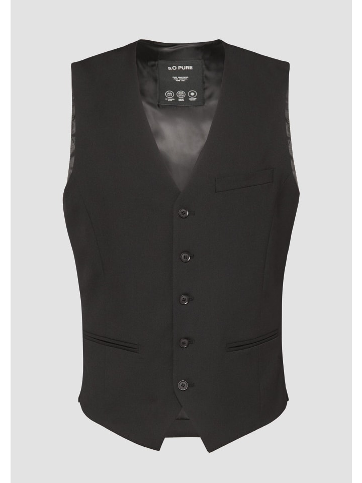 

s.Oliver Жилет для помещений S.OPURE, цвет 9999_черный