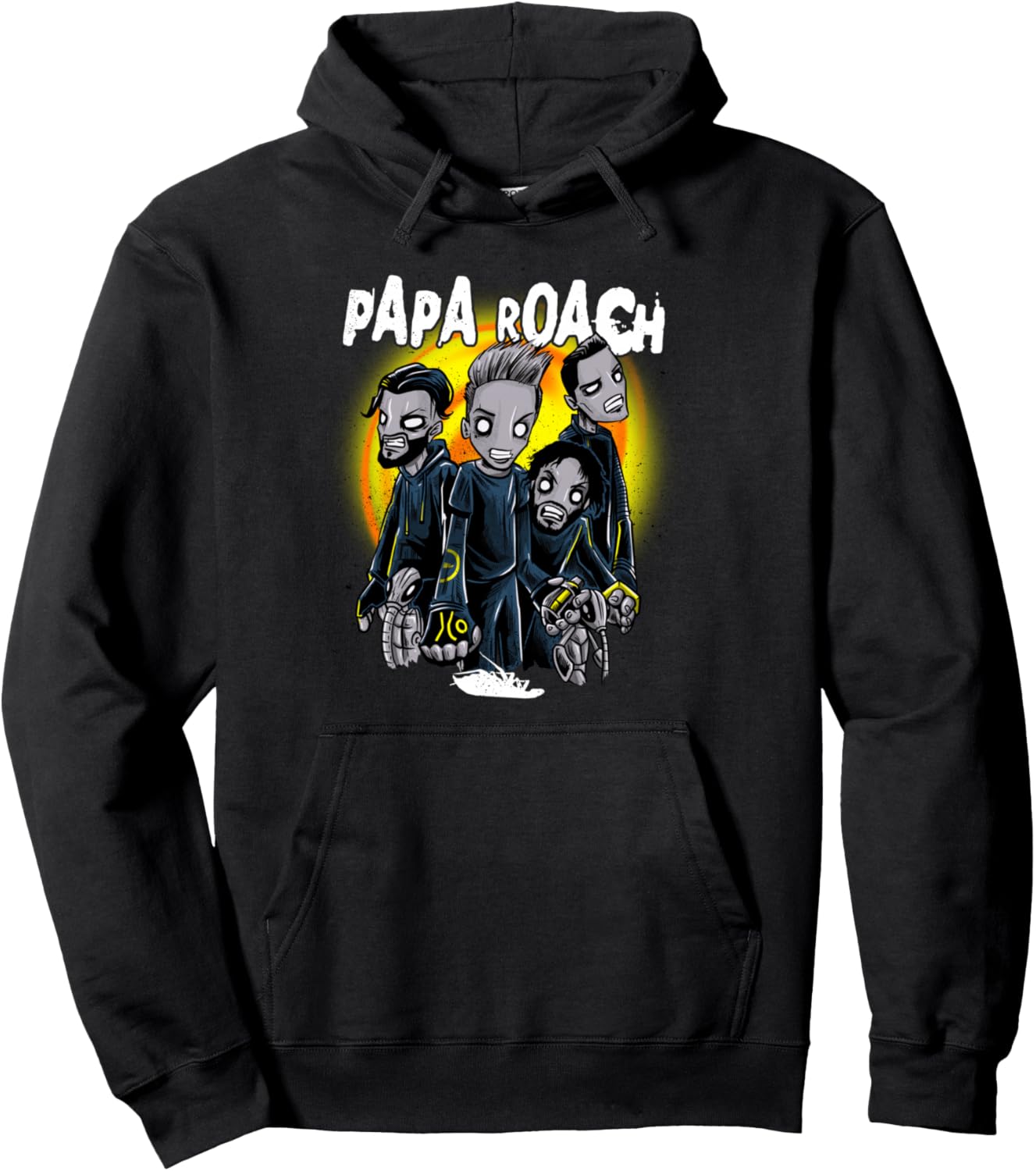 

Толстовка Zombie Redux Papa Roach, черный