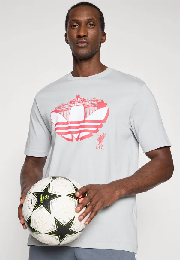 Футболка с графическим принтом "ливерпуль" - клубная одежда Adidas Performance, Clear Onix — фото 4