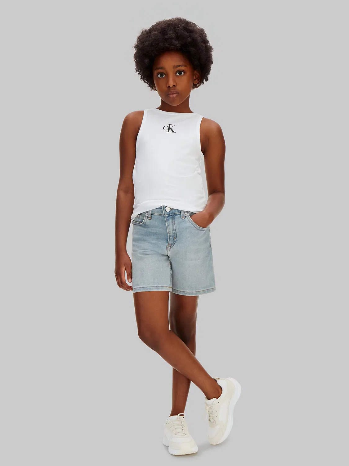 Джинсы Calvin Klein Jeans классические, светло-голубые — фото 3