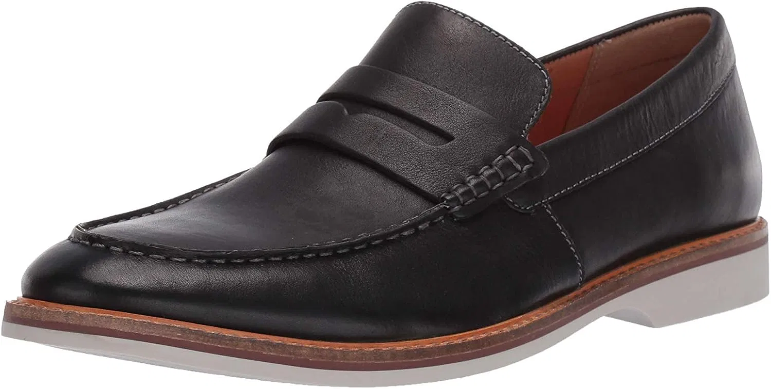 Лоферы кожаные Clarks Atticus Free, черные