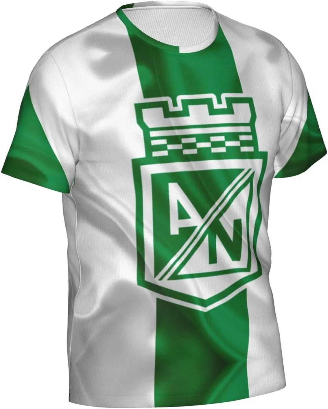 Мужская футболка с коротким рукавом и круглым вырезом Atlético-Nacional-FC — фото 4