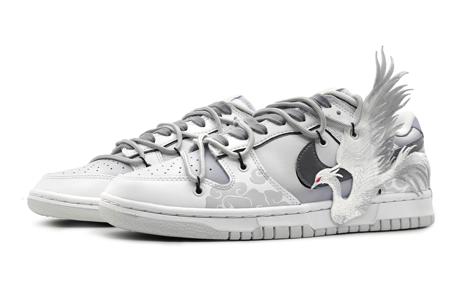 

Кроссовки Nike Dunk Skateboard Shoes Women's Low-Top Gray, Серый, Кроссовки Nike Dunk Skateboard Shoes Women's Low-Top Gray