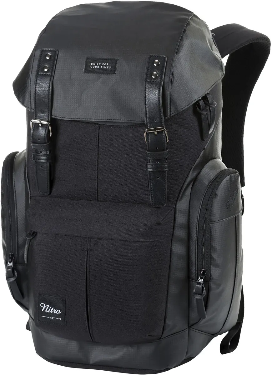 

Рюкзак для отдыха NITRO "Daypacker", школьный рюкзак, походный рюкзак или уличный рюкзак с отделением для ноутбука, черный