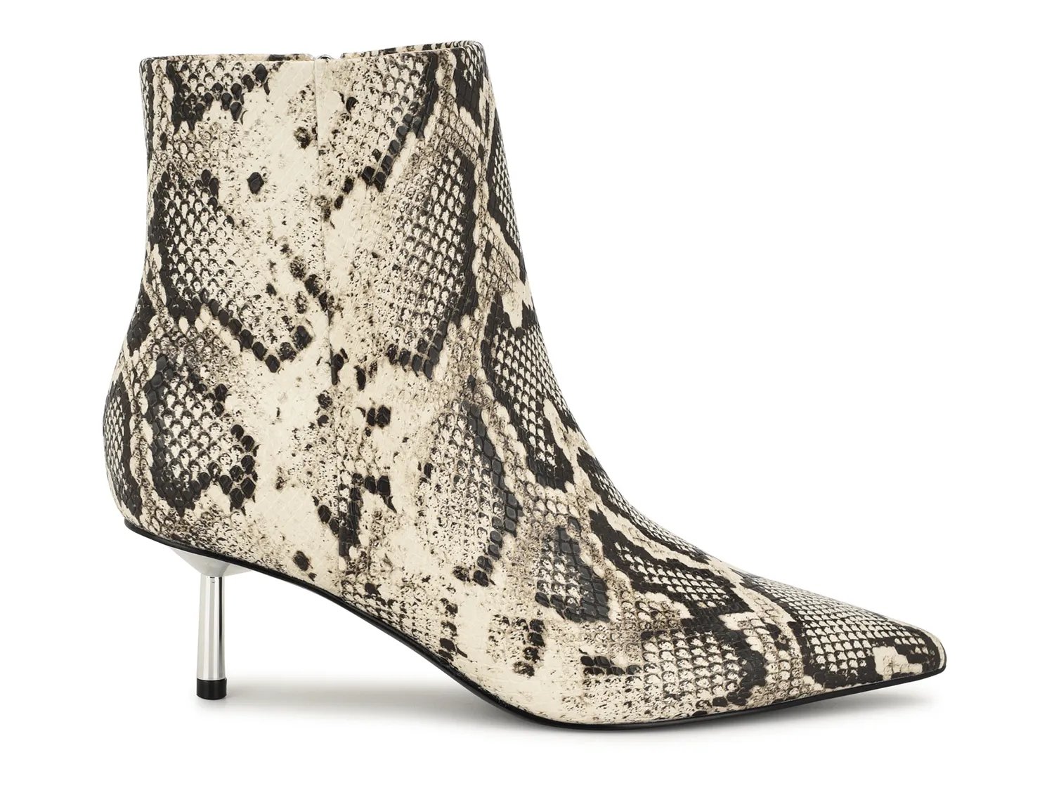 Ботинки Nine West Hamesa Bootie, Beige Snake Print Synthetic — фото 3