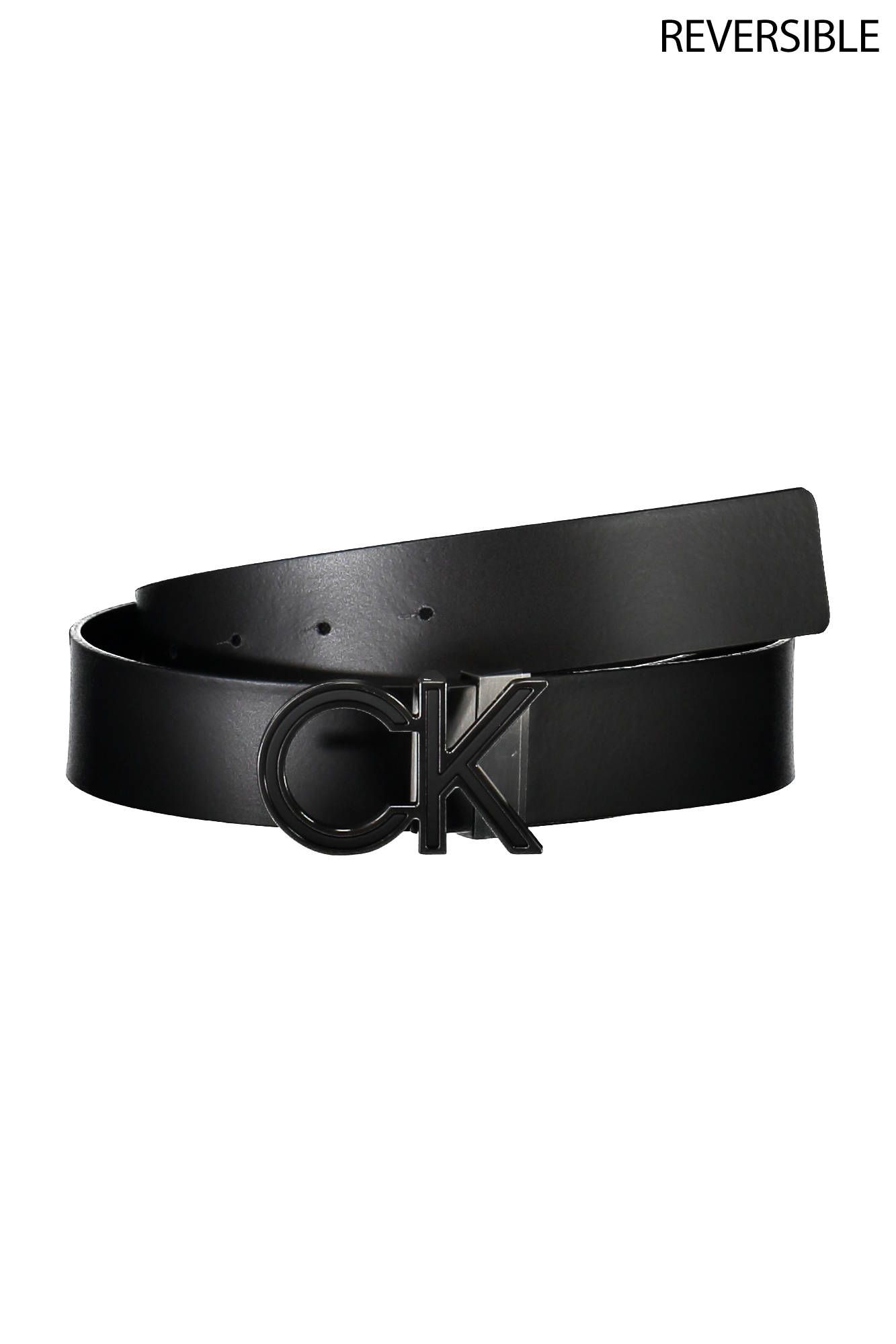 

Черный кожаный мужской ремень Calvin Klein