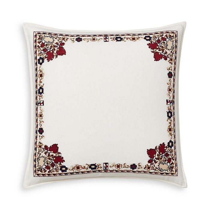 

Римская декоративная подушка Ralph Lauren, 18 x 18 дюймов, слоновая кость/кремовый