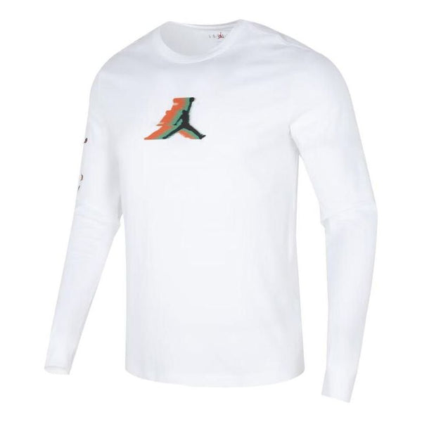 

Футболка Air Jordan Brand Long-Sleeve T-Shirt 'White', белый