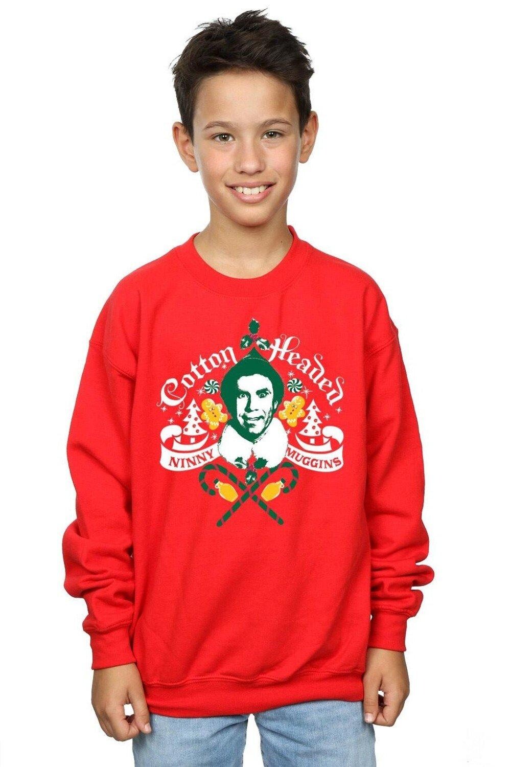 

Толстовка Headed Ninny Muggins Elf, красный