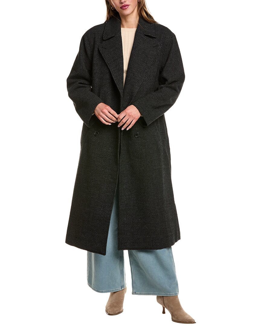 

Пальто Proenza Schouler White Label Ronan из смеси шерсти Proenza Schouler White Label, черный