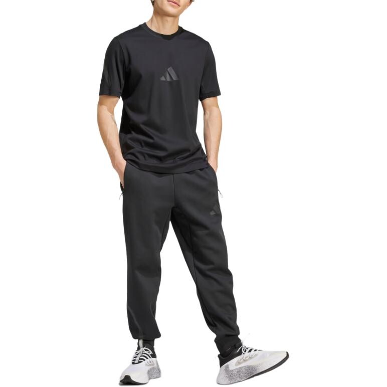 Футболка ZNE мужская черная Adidas, черный — фото 4