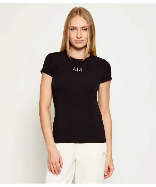 

Футболка Slim fit Armani Exchange, черный