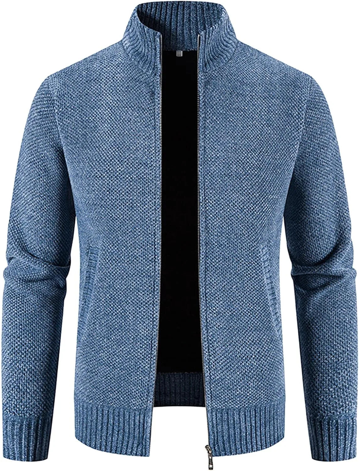 

Мужской худи-кардиган с капюшоном и молнией, утепленный, с карманом DGHM-JLMY