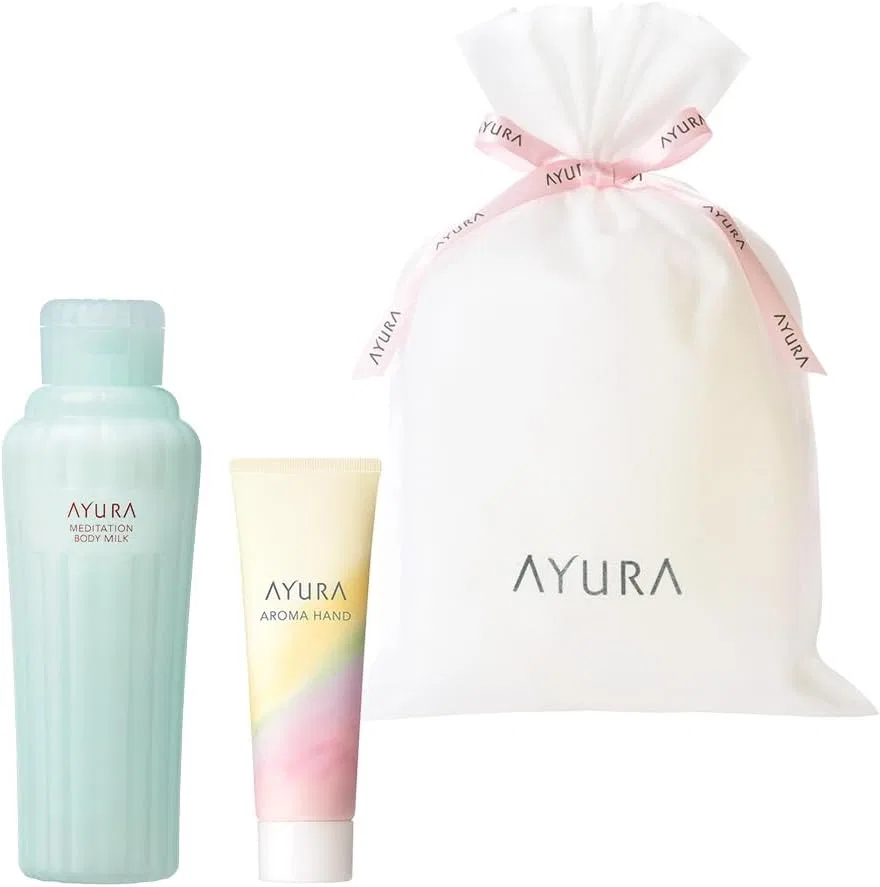 Набор для тела и рук Аюра Healing Gift Wrapping Set, Молочко для тела 280 мл + Крем для рук 50 г Ayura