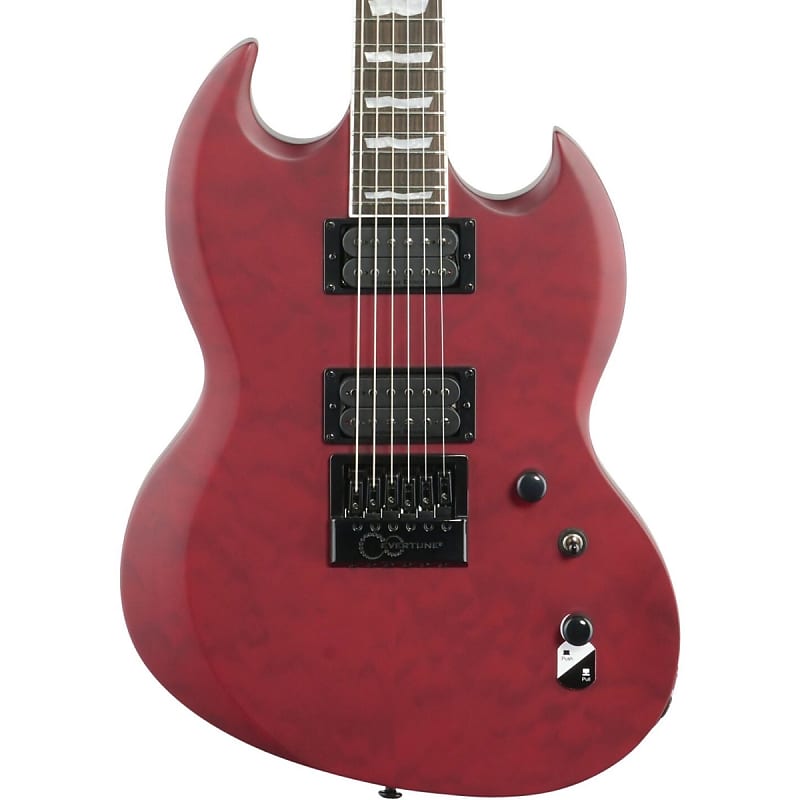 

Электрогитара ESP LTD Viper 1000 Evertune Electric Guitar, See-Thru Black Cherry