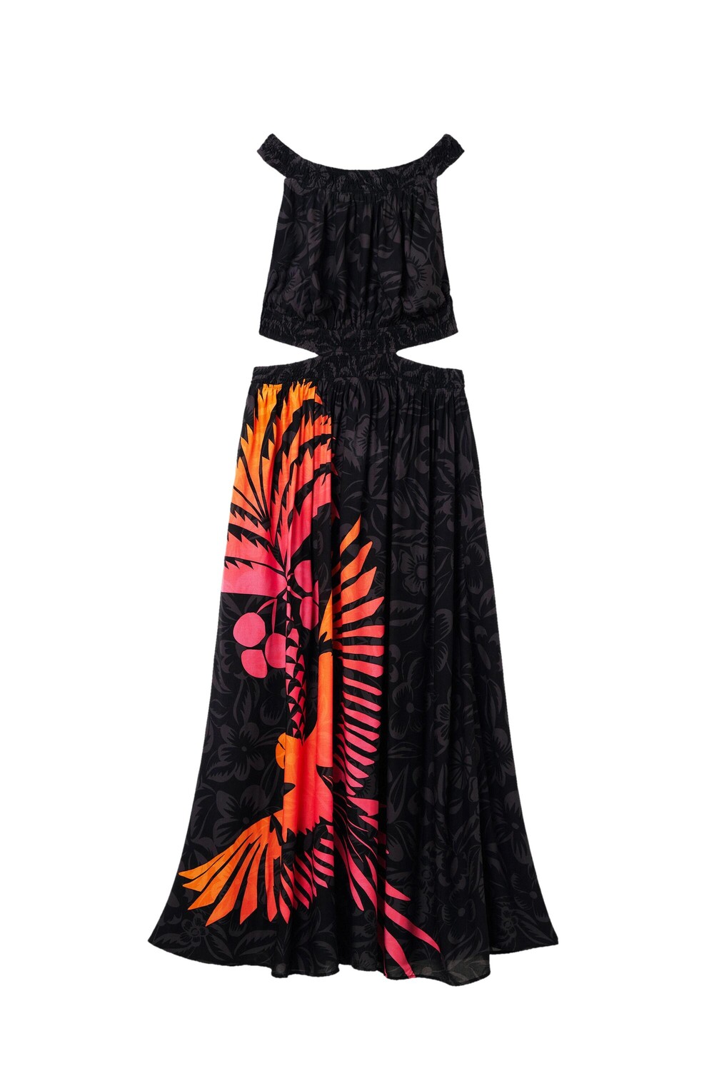 

Платье Desigual с птицей, черный