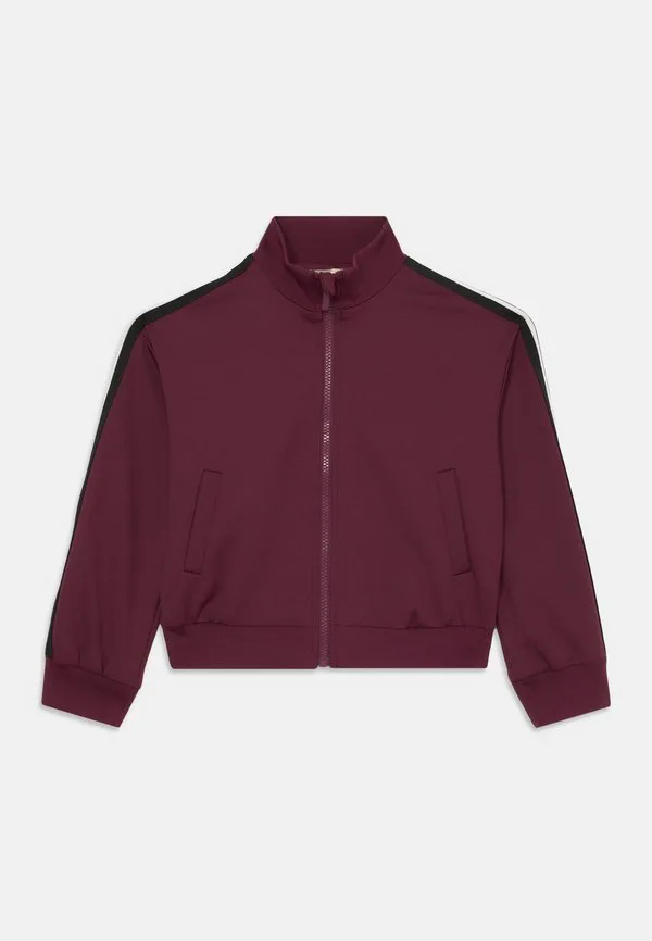 Куртка kogwarm up life track на молнии, толстовка на молнии Only Girls, Mauve Wine/White/Black