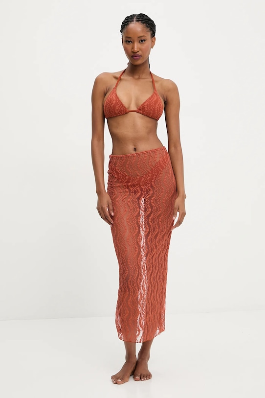 

Купальник с юбкой Answear.Lab, оранжевый