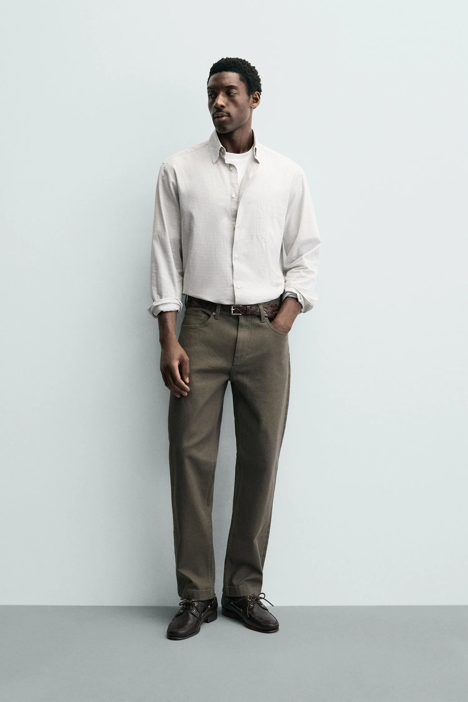 Zara Брюки прямого типа