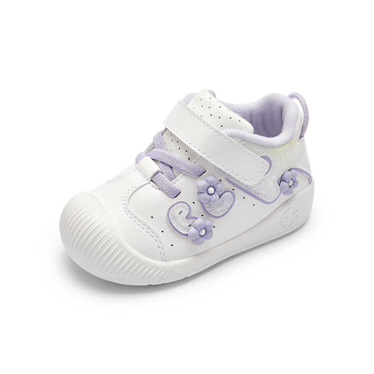 

BALABALA Низкие детские туфли белого и фиолетового цвета для младенцев и малышей