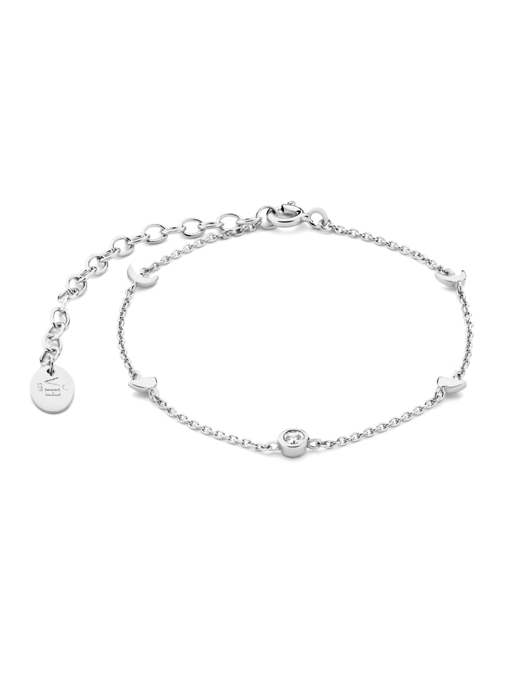 

Violet Hamden Браслет Luna с кубическим цирконием в серебряной оправе