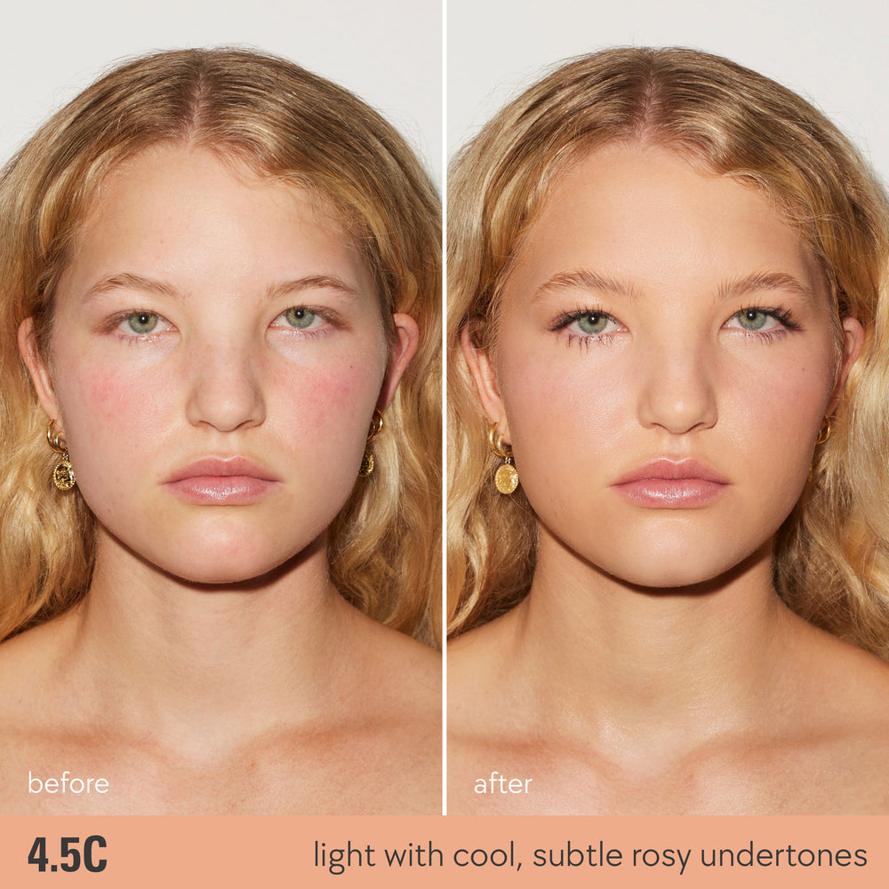 Тональный крем Kylie Cosmetics Power Plush Longwear Foundation, light with cool, subtle rosy undertones/4.5C — фото 2