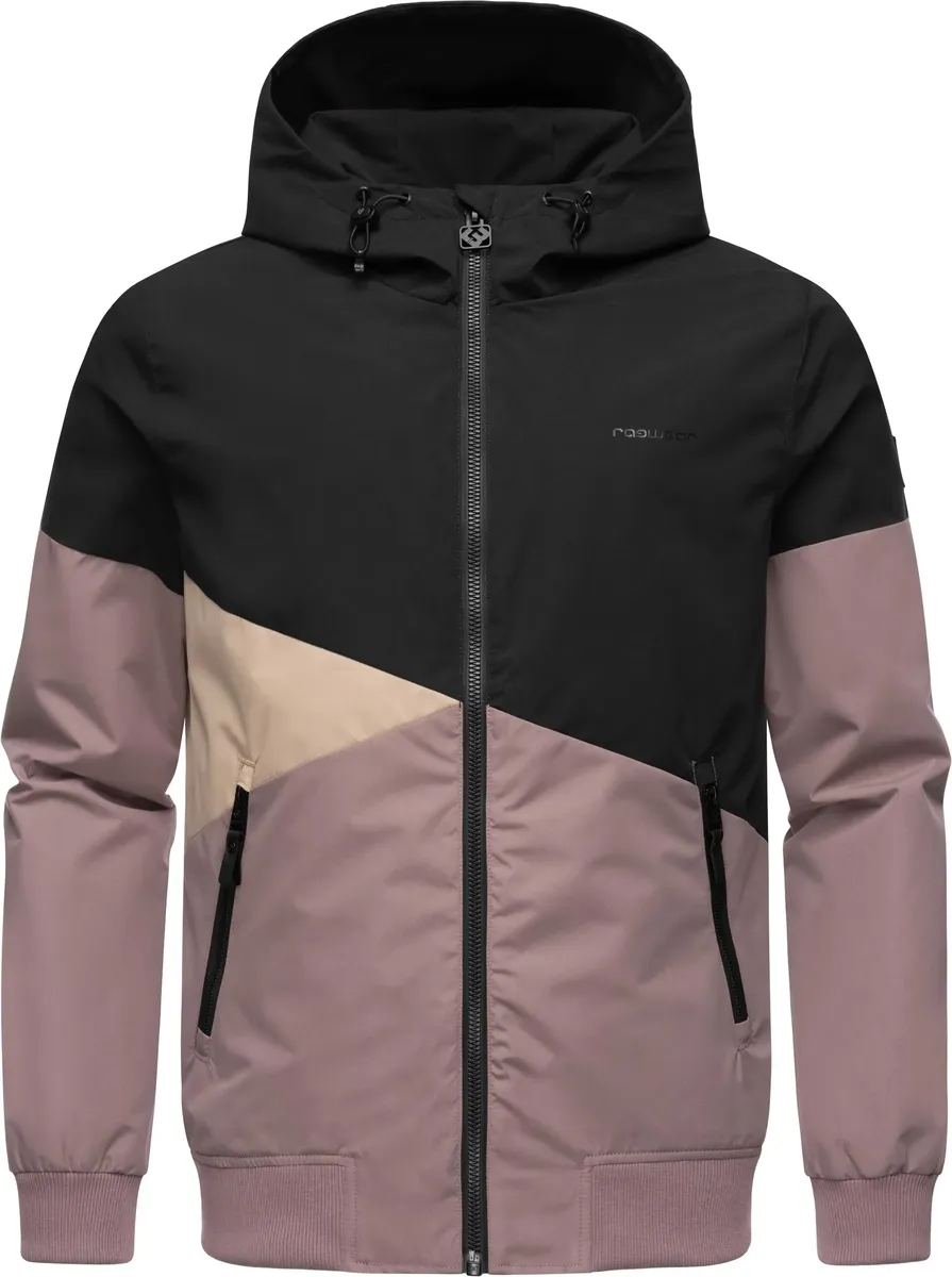 

Верхняя куртка Ragwear "Ренад", с капюшоном, сверхлегкая мужская переходная куртка с регулируемым капюшоном, черный
