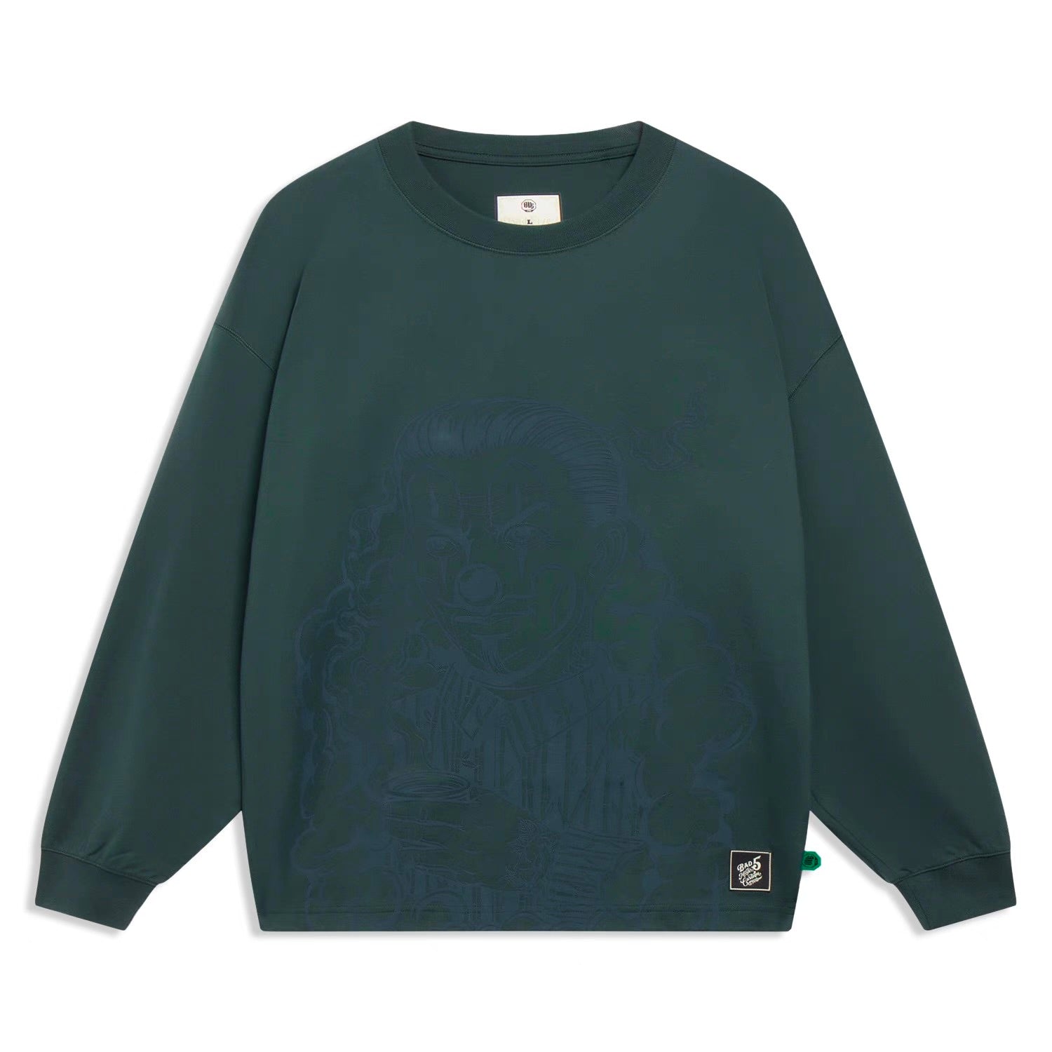 

Спортивная толстовка Li-Ning BadFive Graphic Sweatshirt 'Green' AHSSF27-2, зеленый