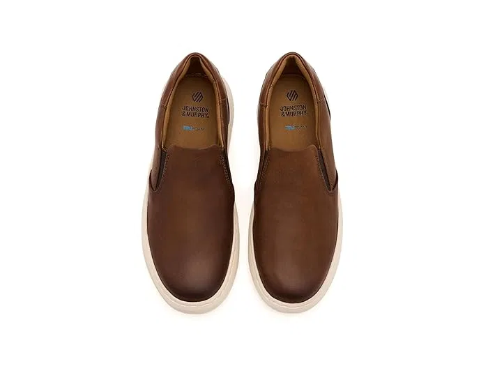 Туфли-лоферы на скользящей подошве Anders Johnston & Murphy Kids, Brown Oiled — фото 3