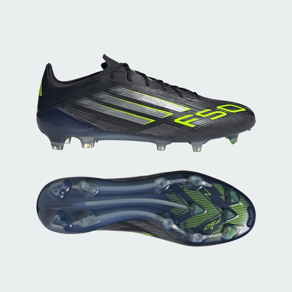 

Бутсы Adidas F50 Elite Firm Ground Cleats, цвет Core Black/Iron Metallic/Lucid Lemon