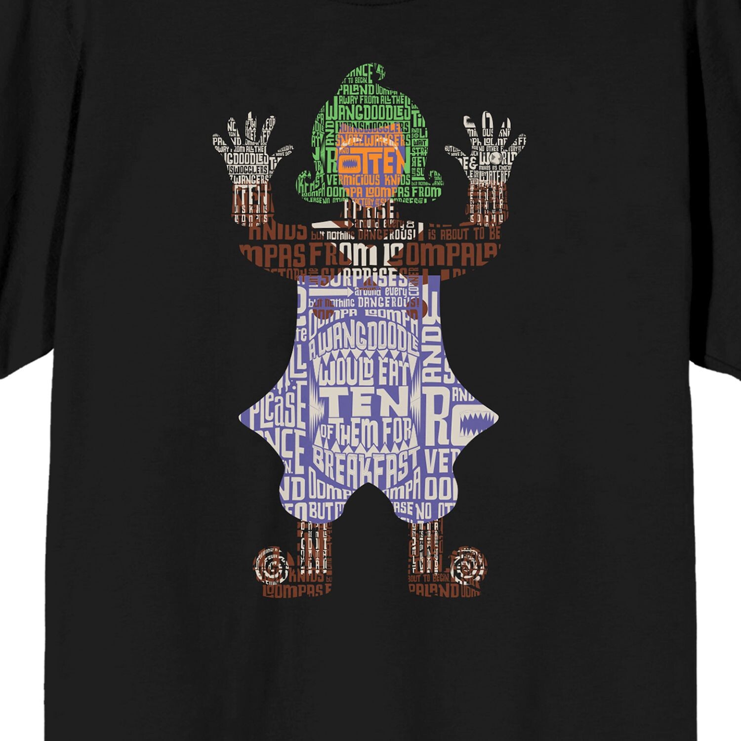 

Мужская футболка Willy Wonka & The Chocolate Factory Licensed Character