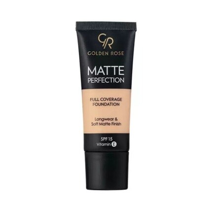 

Тональная основа Matte Perfection Full Coverage SPF15 C3 35 мл Golden Rose
