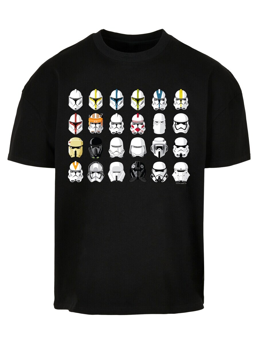 

Классическая футболка F4NT4STIC Shirt Star Wars-Trooper Helmets CAD, черный