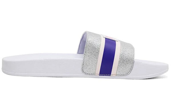 Тапочки leadcat ftr slides '90s pop - glittered white' Puma, белый — фото 2