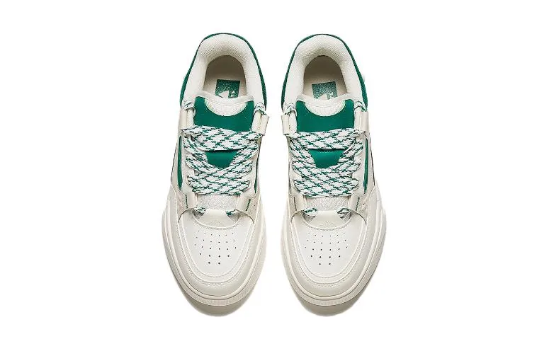 Детские скейтерские кроссовки Antakids, Ivory White/Malachite Green/Mud Gray — фото 4