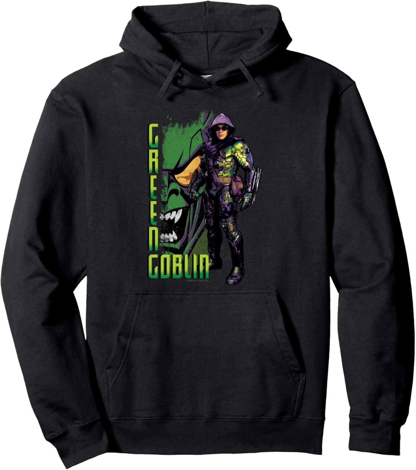 

Худи Marvel Spider-Man: No Way Home Green Goblin Supervillain, черное, Черный, Худи Marvel Spider-Man: No Way Home Green Goblin Supervillain, черное