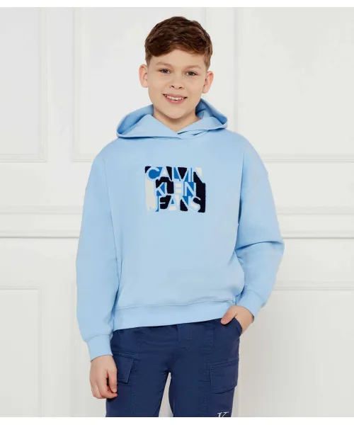

Толстовка Relaxed fit Calvin Klein Jeans, синий
