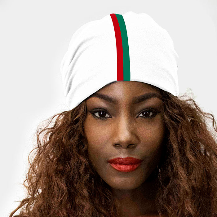 

Однотонная шапка-бини с атласной подкладкой FASHNZFAB, мультиколор