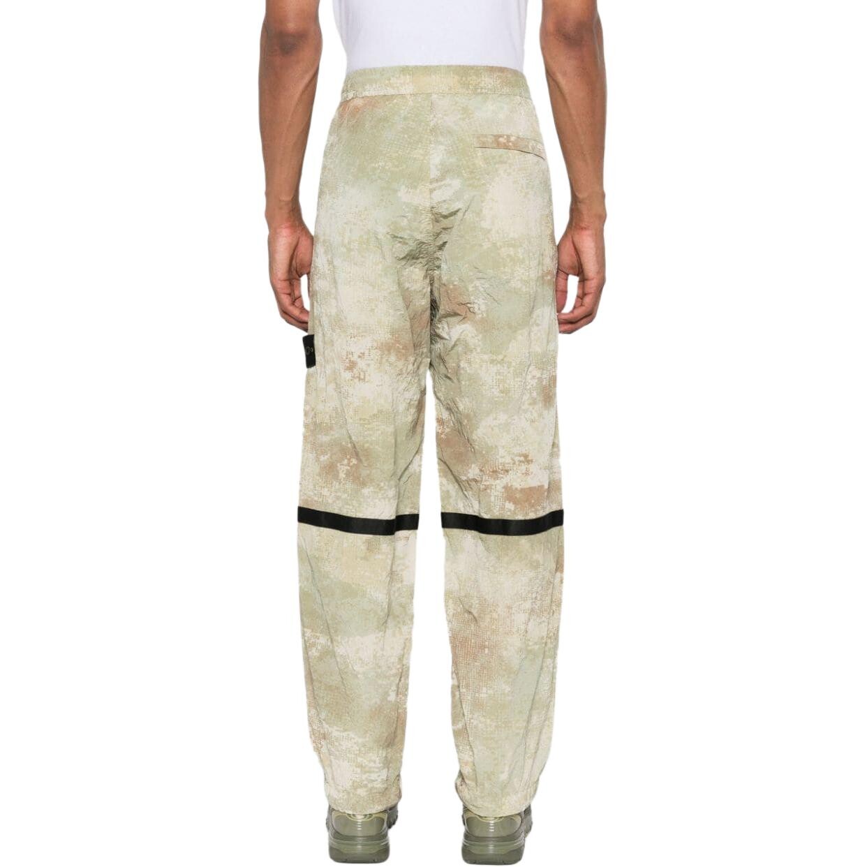 Повседневные брюки мужские Off White Stone Island, кремовый — фото 3
