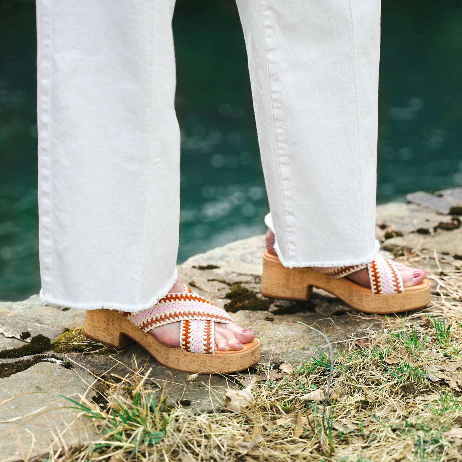 Женские сандалии Malin с вязаным верхом CORDANI, Crochet — фото 3