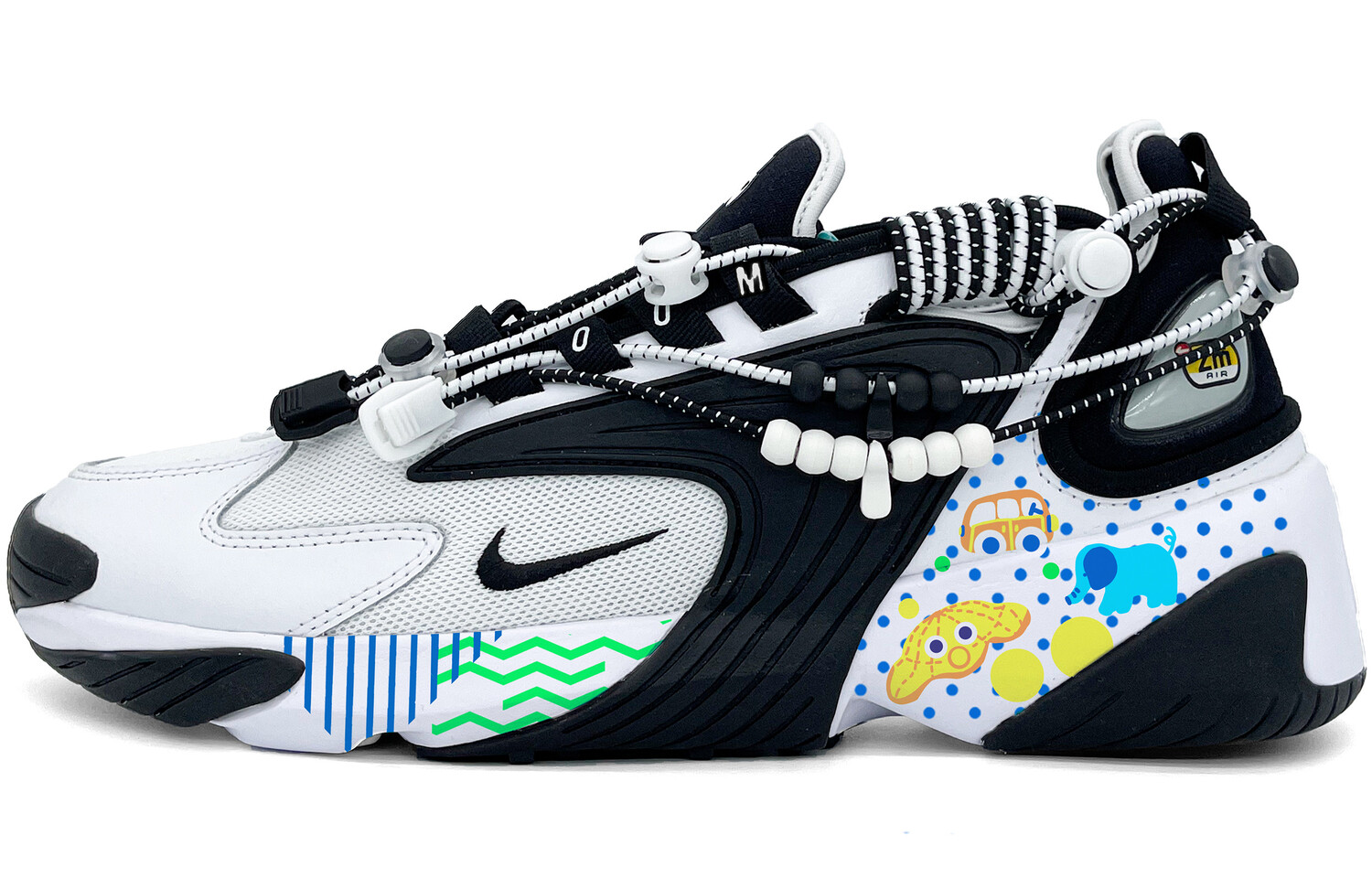 

Кроссовки Zoom 2K унисекс с низким верхом белые Nike