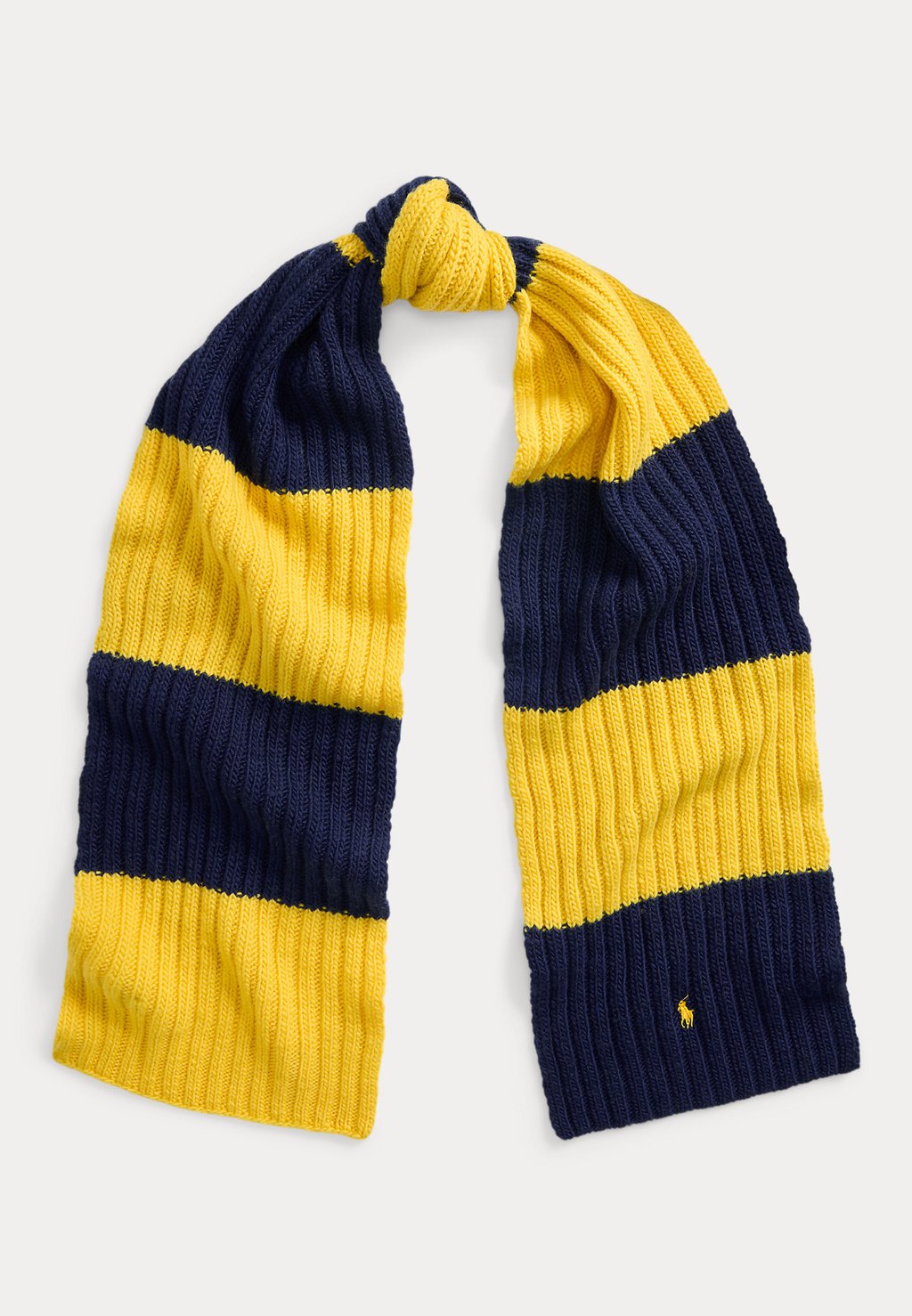 

Шарф RIB KNIT WOOL RUGBY SCARF Polo Ralph Lauren, темно-синий