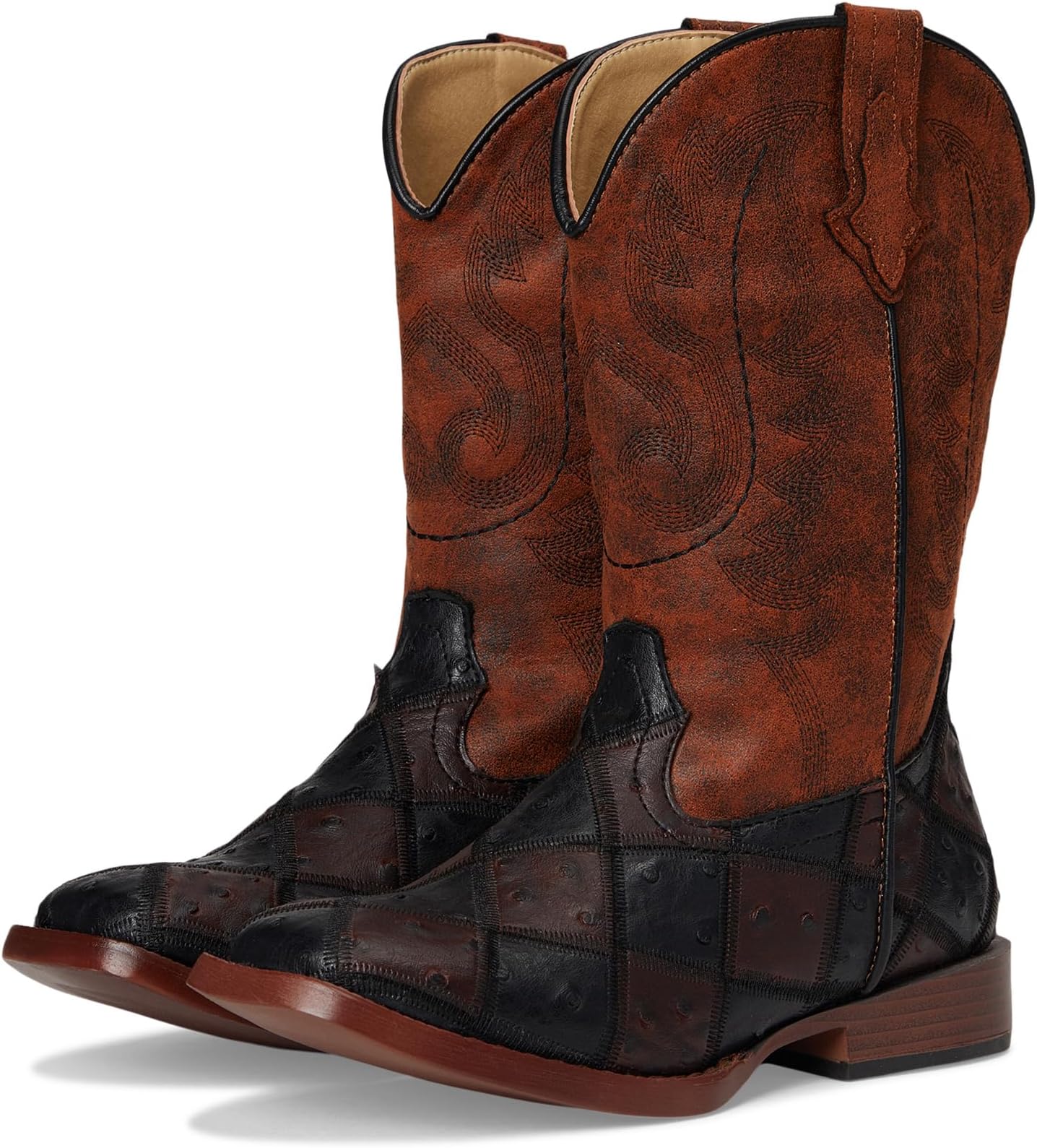 

Ботинки Roper Kids Bird Blocks, коричневый