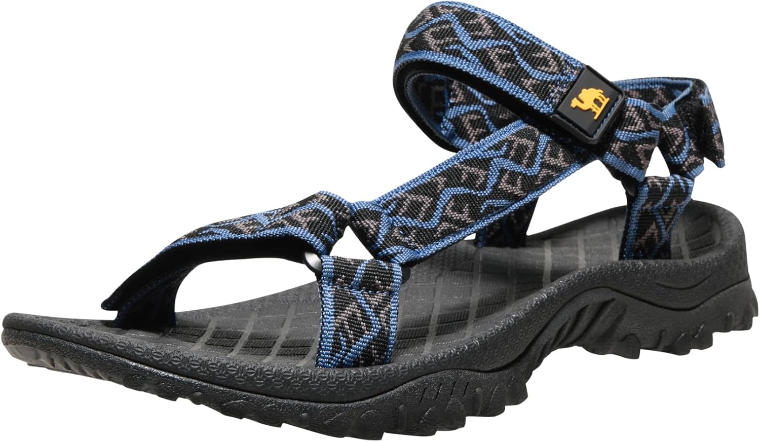 

Спортивные сандалии для походов CAMEL CROWN для мужчин, противоскользящие водные сандалии, удобные спортивные сандалии для прогулок на открытом воздухе и пляжа, черный/синий