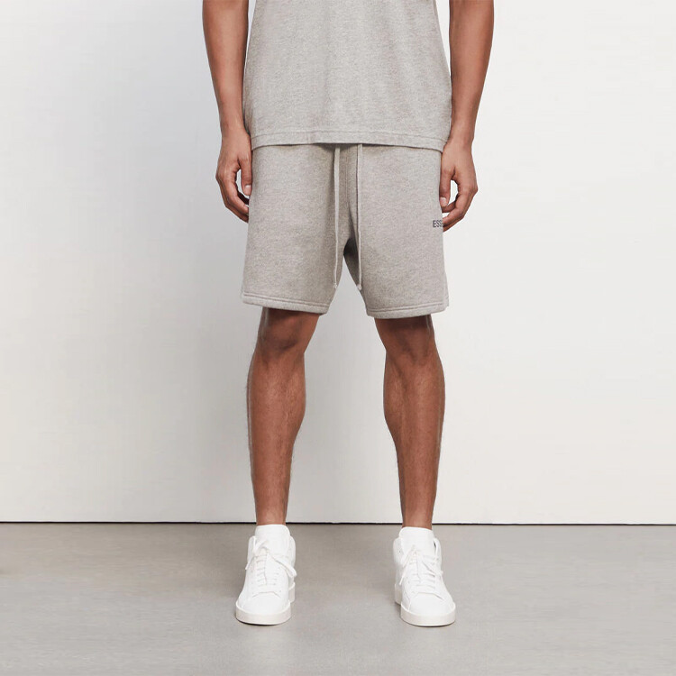 FW20 Повседневные шорты унисекс овсянка Fear Of God Essentials, светло-бежевый — фото 2