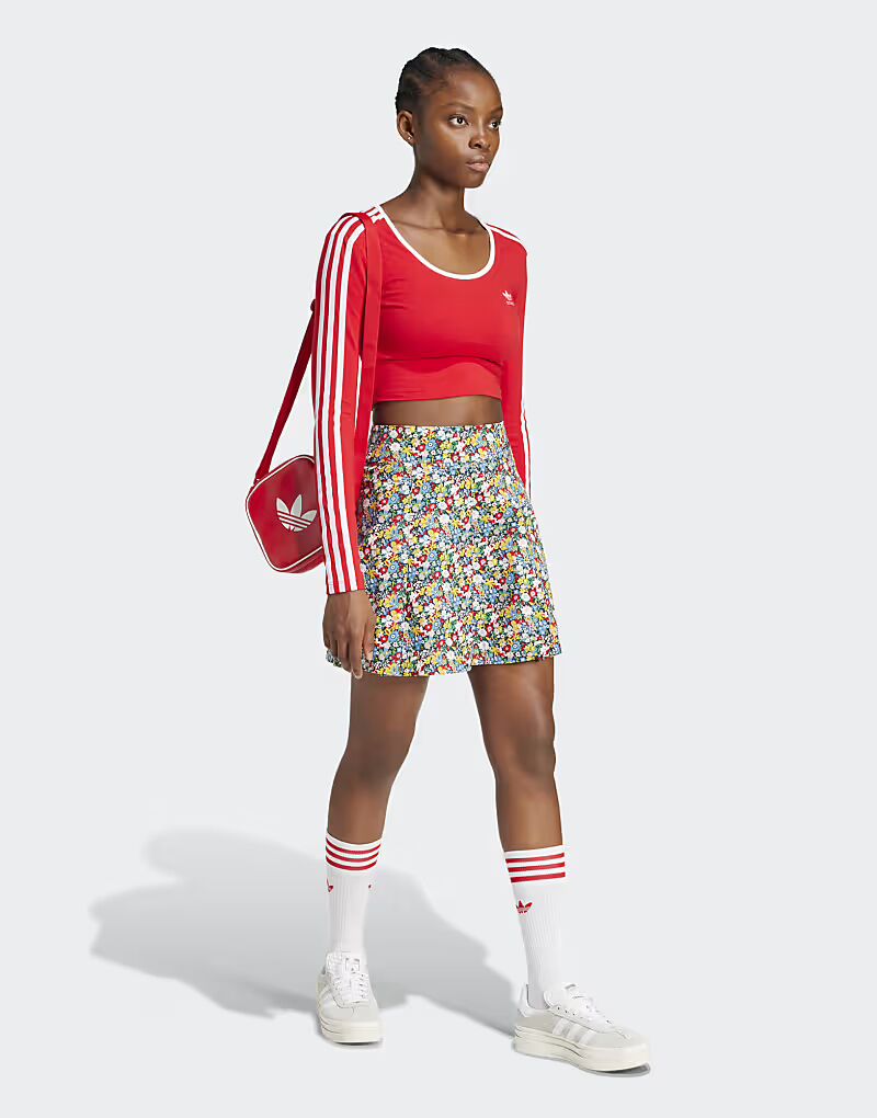 

Юбка-плиссировка Adidas Originals x liberty london разноцветная