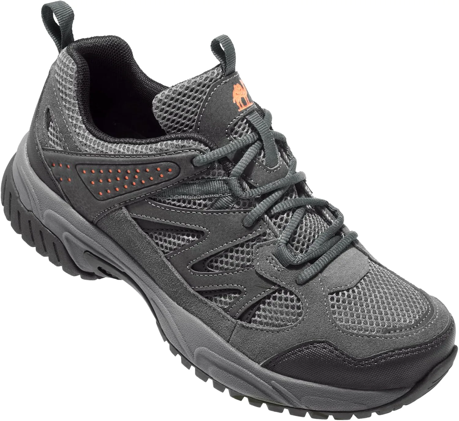 

Мужские походные кроссовки CAMELSPORTS, легкие, с противоскользящей подошвой, дышащие, низкие, для прогулок на открытом воздухе, трекинга, пеших походов и скалолазания, темно-серый